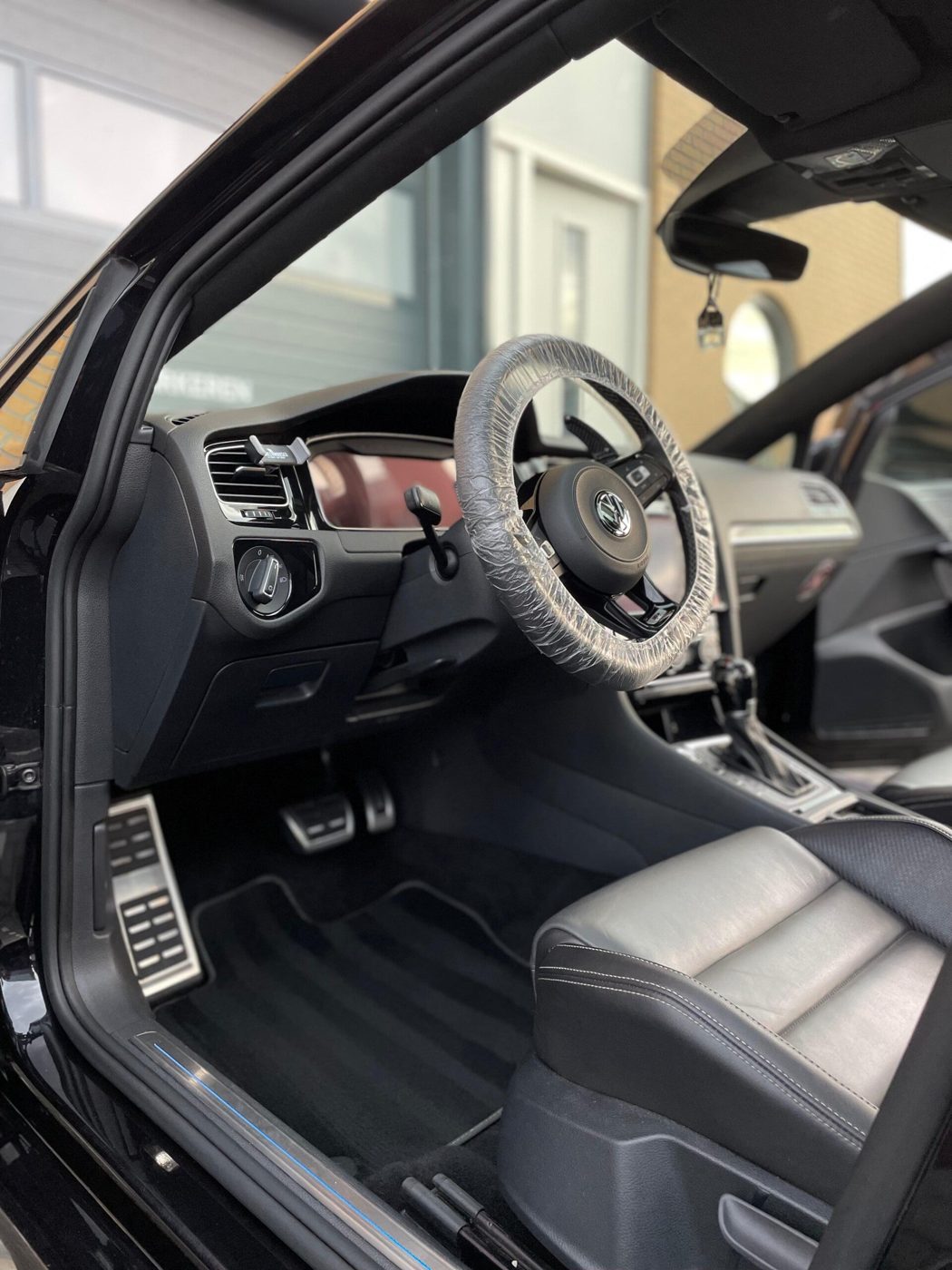 Gereinigd interieur van een Volkswagen